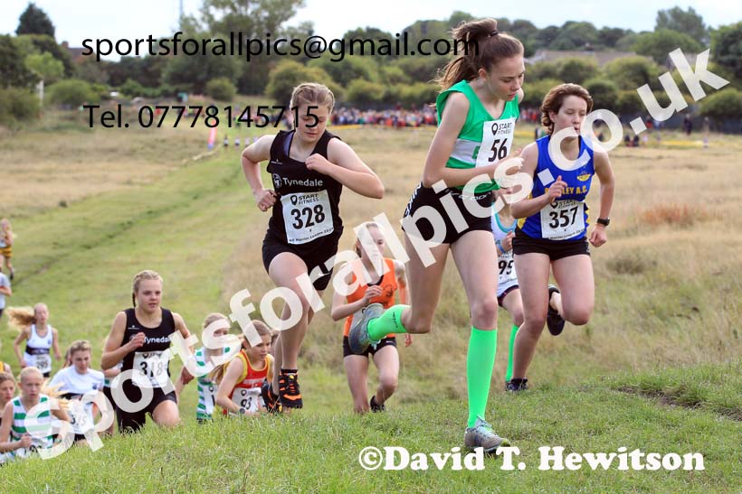 Girls under-15s, 2022 Start Fitness NEHL, Wrekenton. Photo: David T. Hewitson/Sports for All Pics